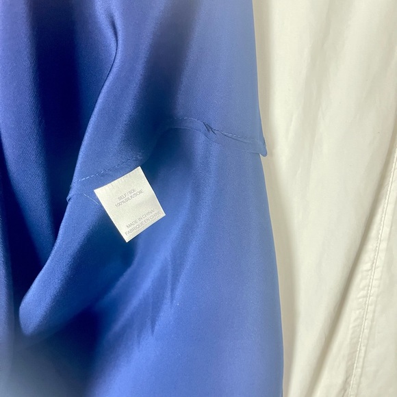 Haute hippie cowl neck Back zip Silk Cap sleeve dress 2 - Picture 5 of 13